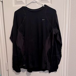 Nike Black Long Sleeve DriFit Tee